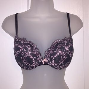 Padded push up lace bra